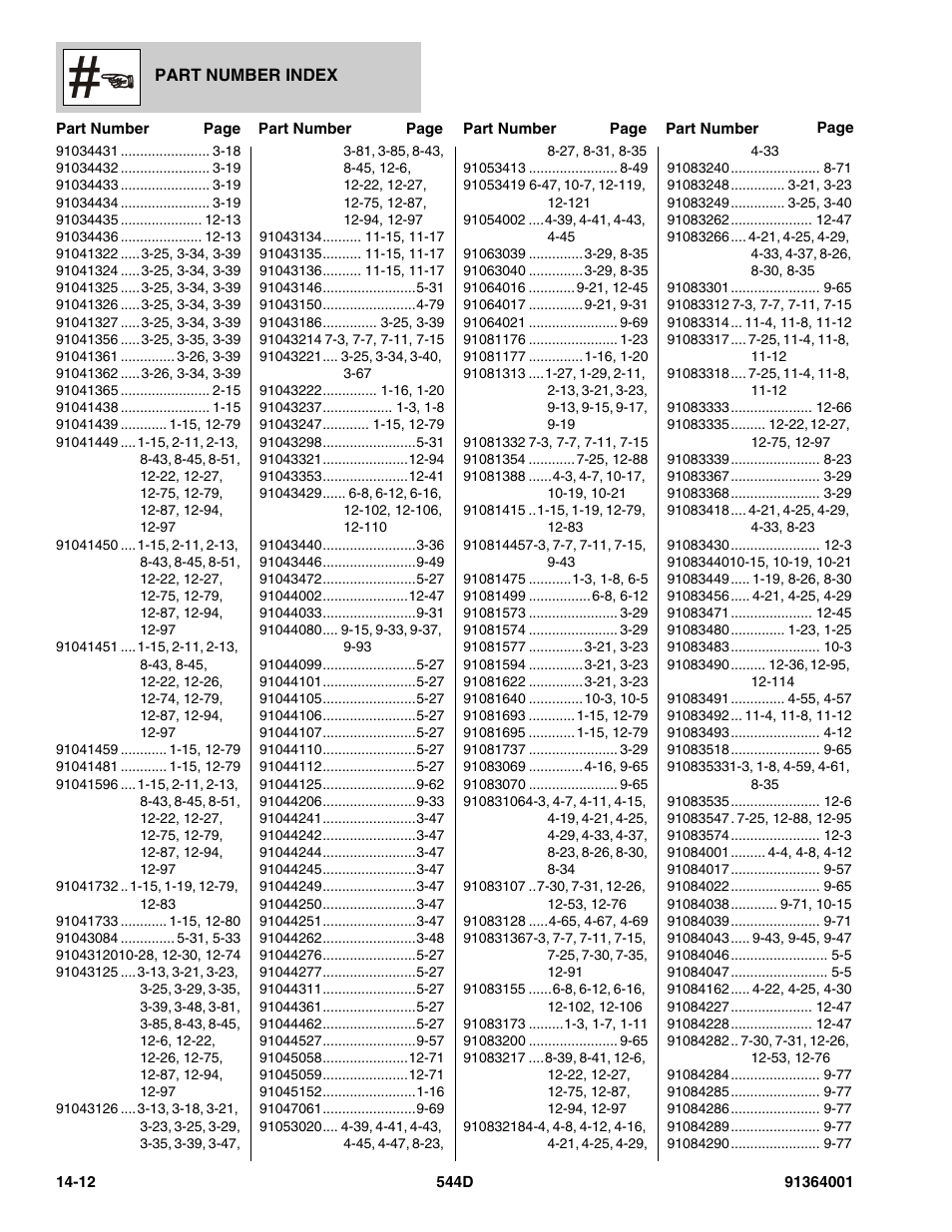 JLG 544D-10 Parts Manual User Manual | Page 720 / 730