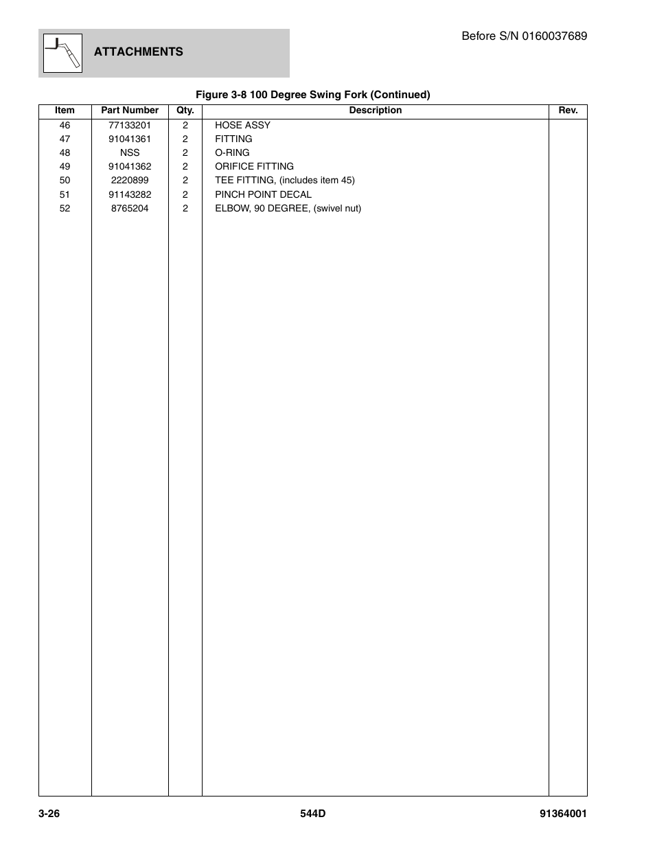 JLG 544D-10 Parts Manual User Manual | Page 84 / 730