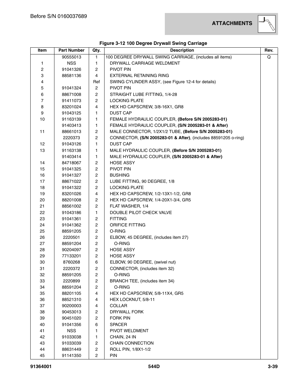 JLG 544D-10 Parts Manual User Manual | Page 97 / 730