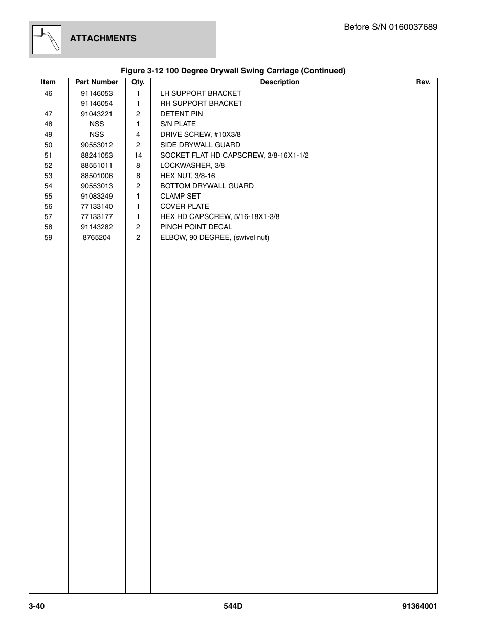 JLG 544D-10 Parts Manual User Manual | Page 98 / 730