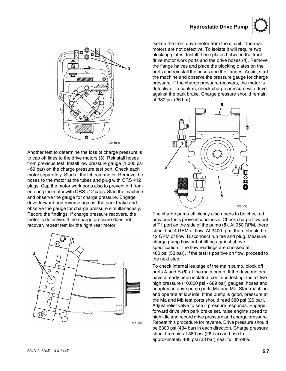 JLG 534D-10 User Manual | Page 105 / 174