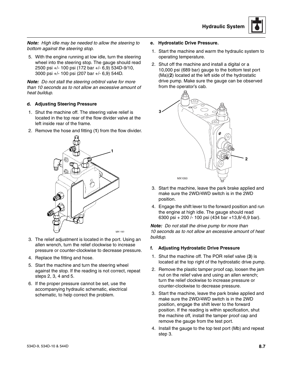 JLG 534D-10 User Manual | Page 131 / 174