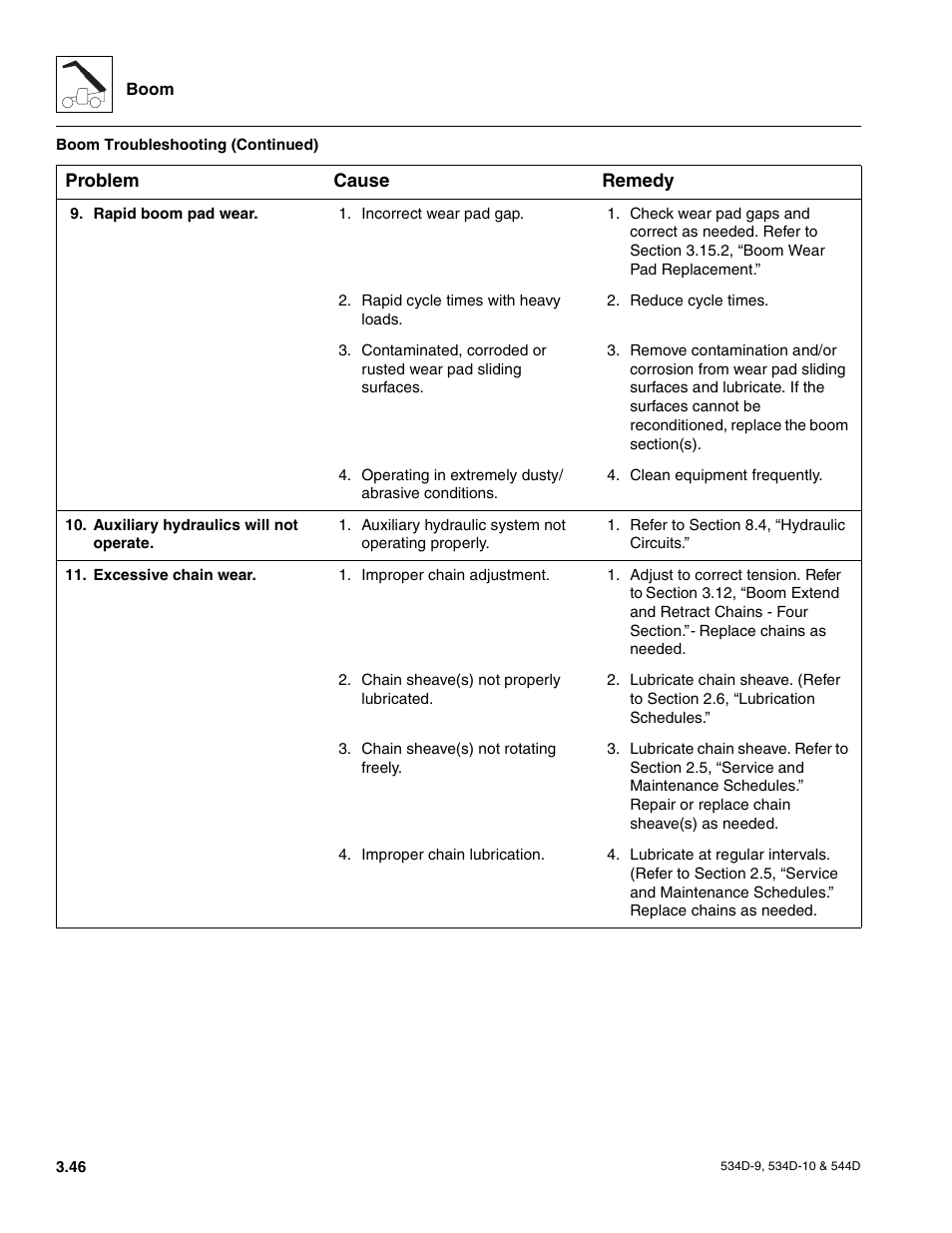 JLG 534D-10 User Manual | Page 74 / 174