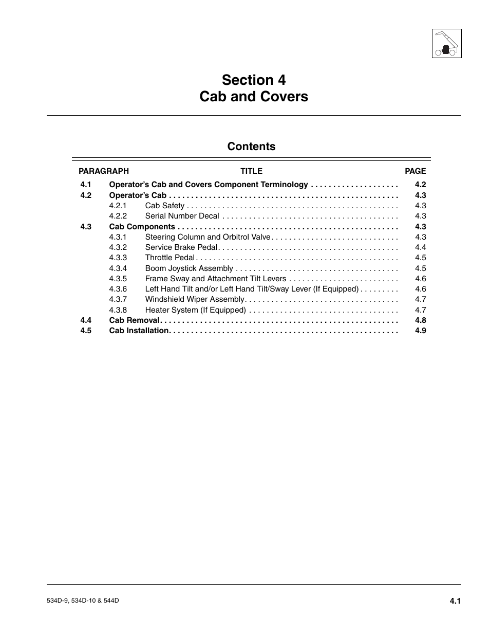 JLG 534D-10 User Manual | Page 75 / 174