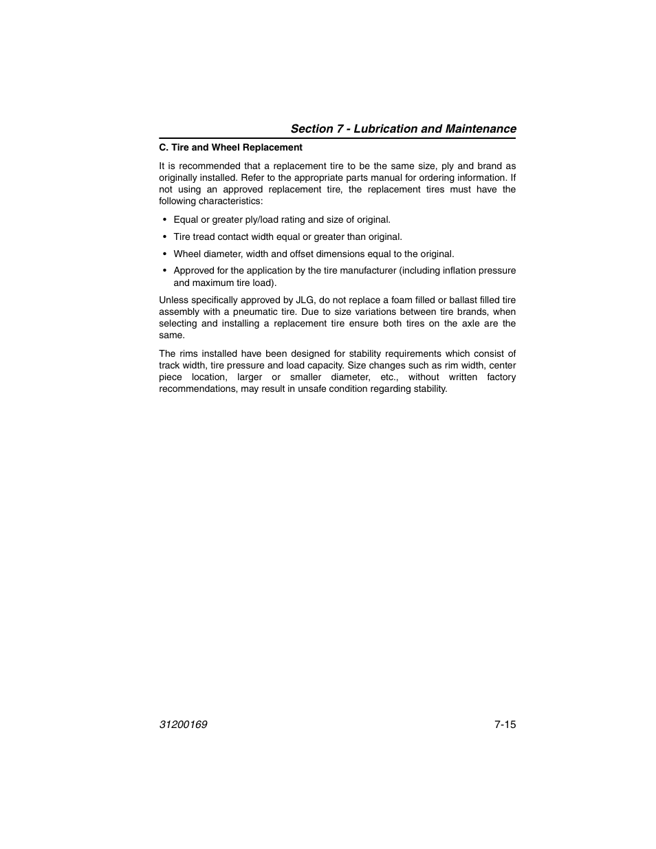 JLG 534D-9 Operator Manual User Manual | Page 123 / 142