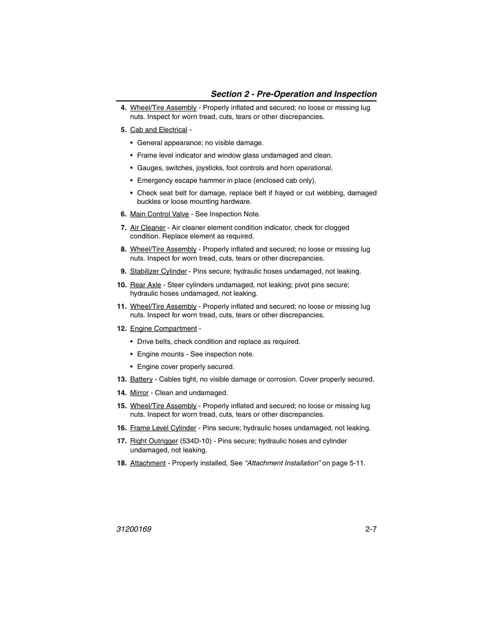 JLG 534D-9 Operator Manual User Manual | Page 31 / 142