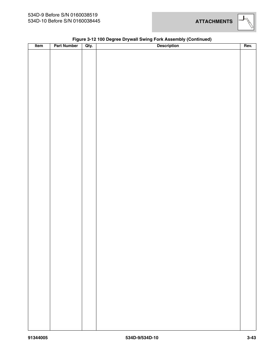 JLG 534D-10 Parts Manual User Manual | Page 107 / 842