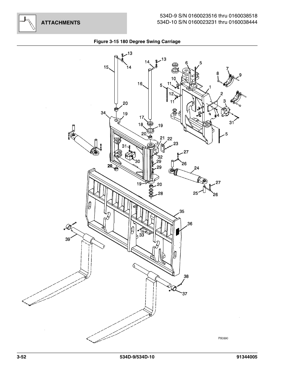 JLG 534D-10 Parts Manual User Manual | Page 116 / 842