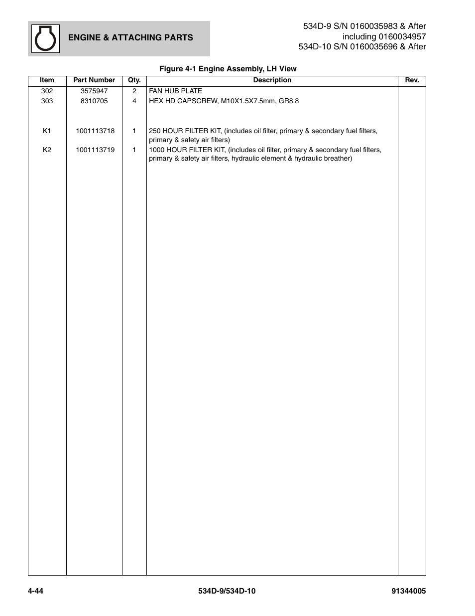 JLG 534D-10 Parts Manual User Manual | Page 194 / 842