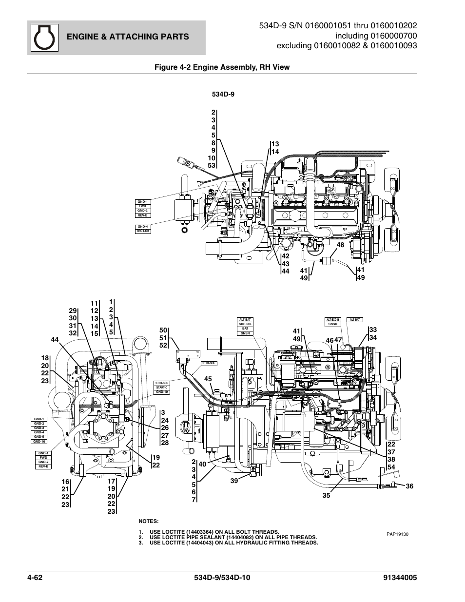 Engine & attaching parts | JLG 534D-10 Parts Manual User Manual | Page 212 / 842