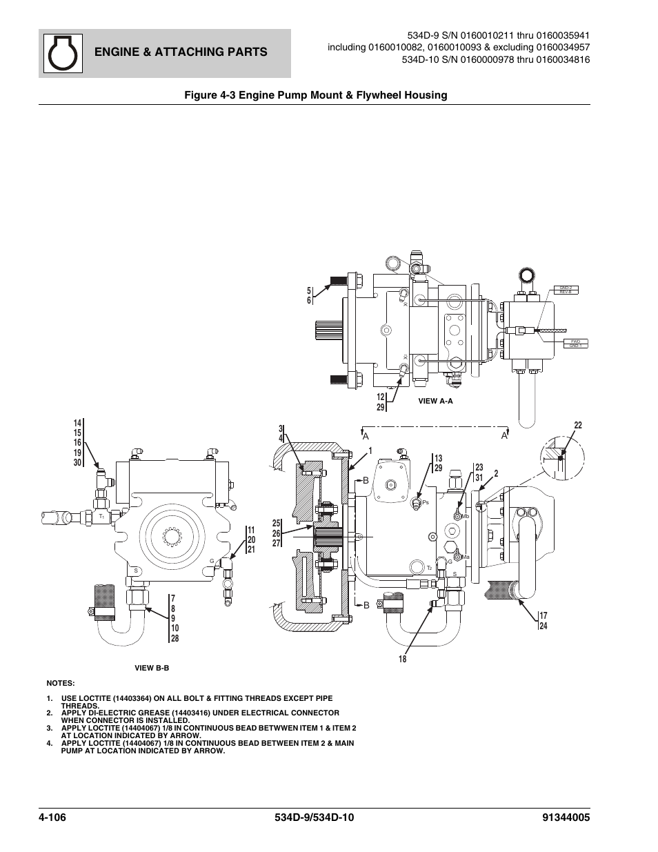 Engine & attaching parts | JLG 534D-10 Parts Manual User Manual | Page 256 / 842