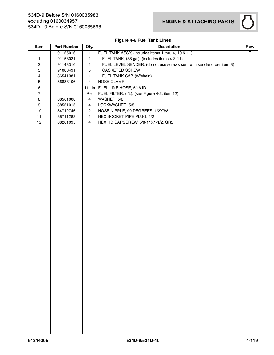 JLG 534D-10 Parts Manual User Manual | Page 269 / 842