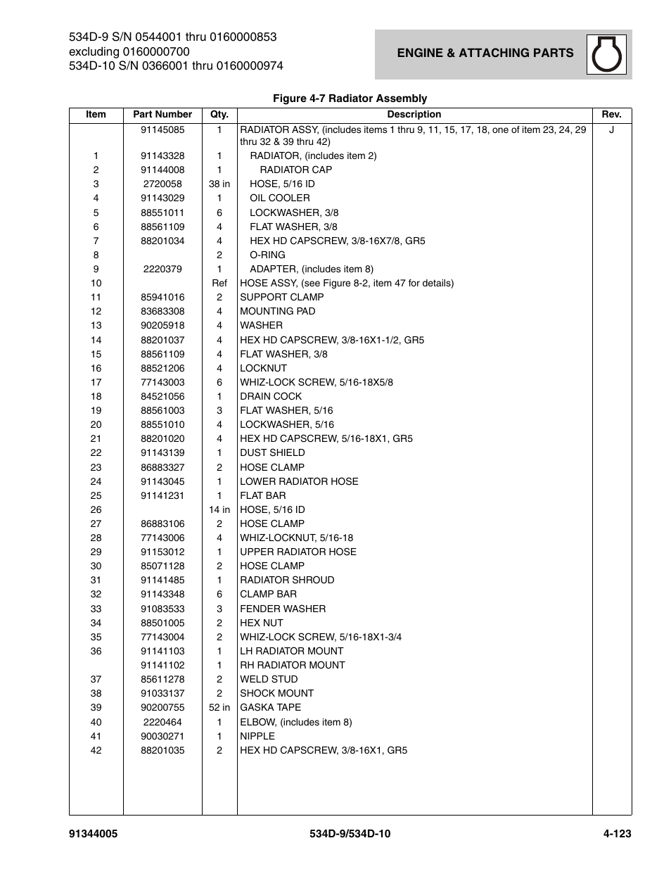 JLG 534D-10 Parts Manual User Manual | Page 273 / 842