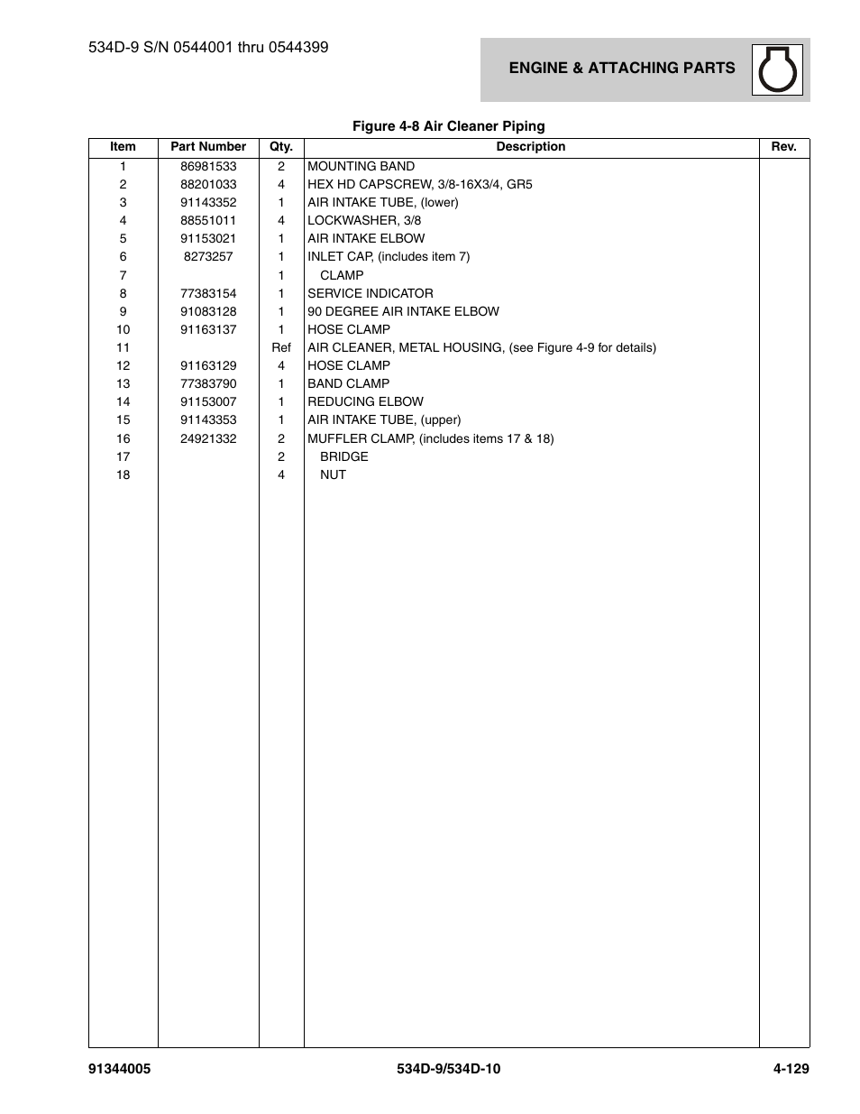 JLG 534D-10 Parts Manual User Manual | Page 279 / 842