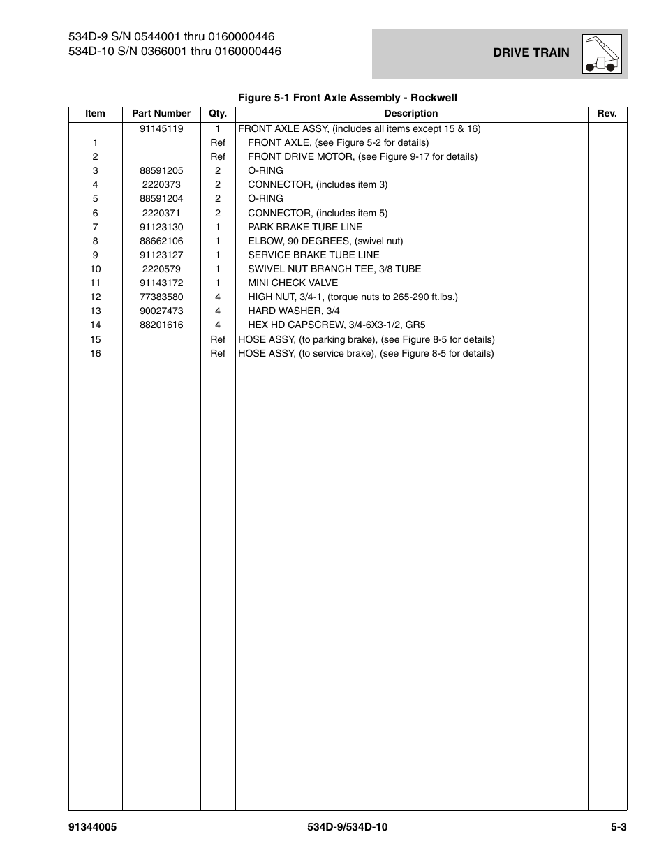 JLG 534D-10 Parts Manual User Manual | Page 303 / 842