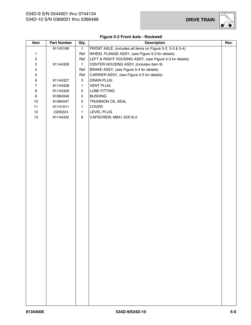 JLG 534D-10 Parts Manual User Manual | Page 305 / 842