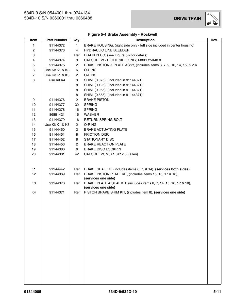 JLG 534D-10 Parts Manual User Manual | Page 311 / 842