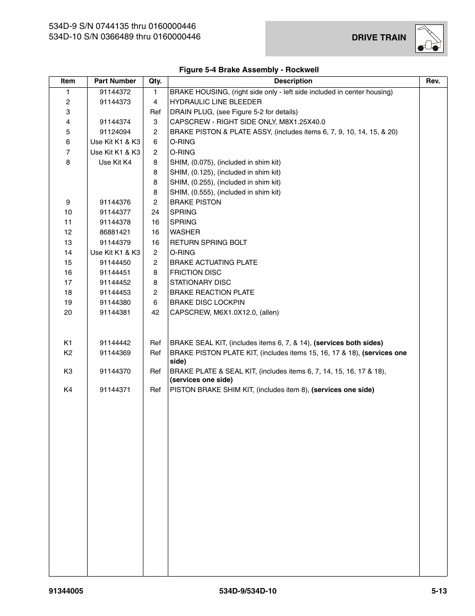 JLG 534D-10 Parts Manual User Manual | Page 313 / 842