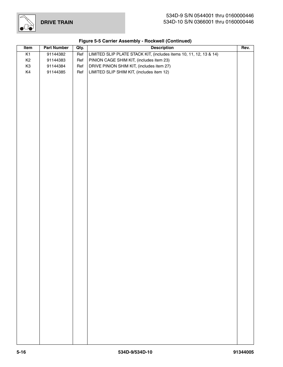 JLG 534D-10 Parts Manual User Manual | Page 316 / 842