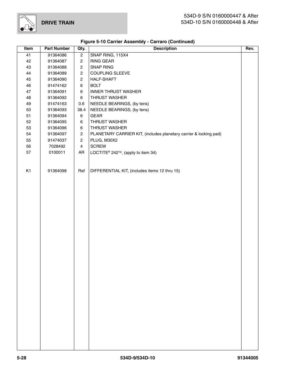 JLG 534D-10 Parts Manual User Manual | Page 328 / 842