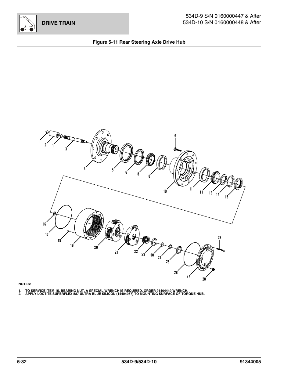 Drive train | JLG 534D-10 Parts Manual User Manual | Page 332 / 842