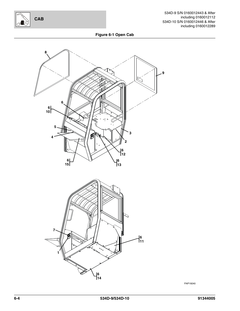 JLG 534D-10 Parts Manual User Manual | Page 344 / 842