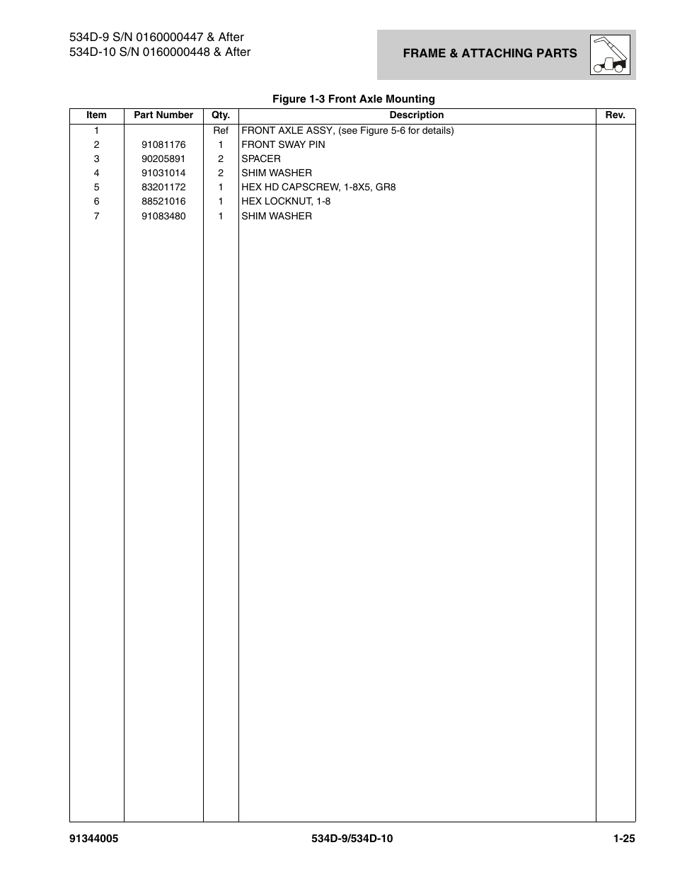 JLG 534D-10 Parts Manual User Manual | Page 35 / 842