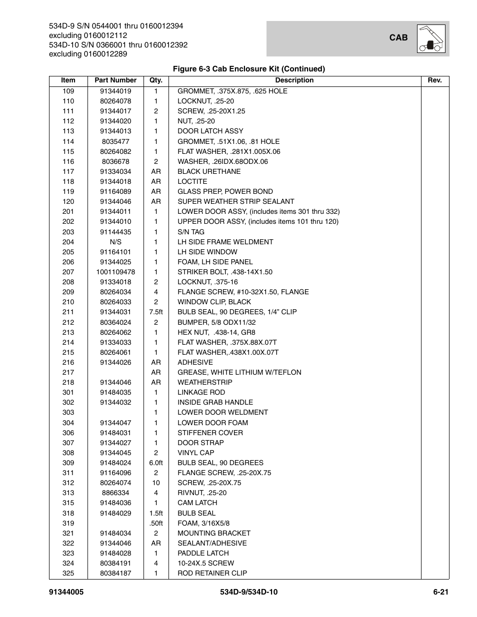 JLG 534D-10 Parts Manual User Manual | Page 361 / 842