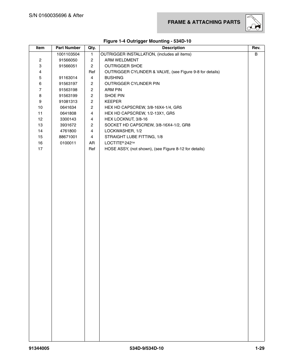 JLG 534D-10 Parts Manual User Manual | Page 39 / 842