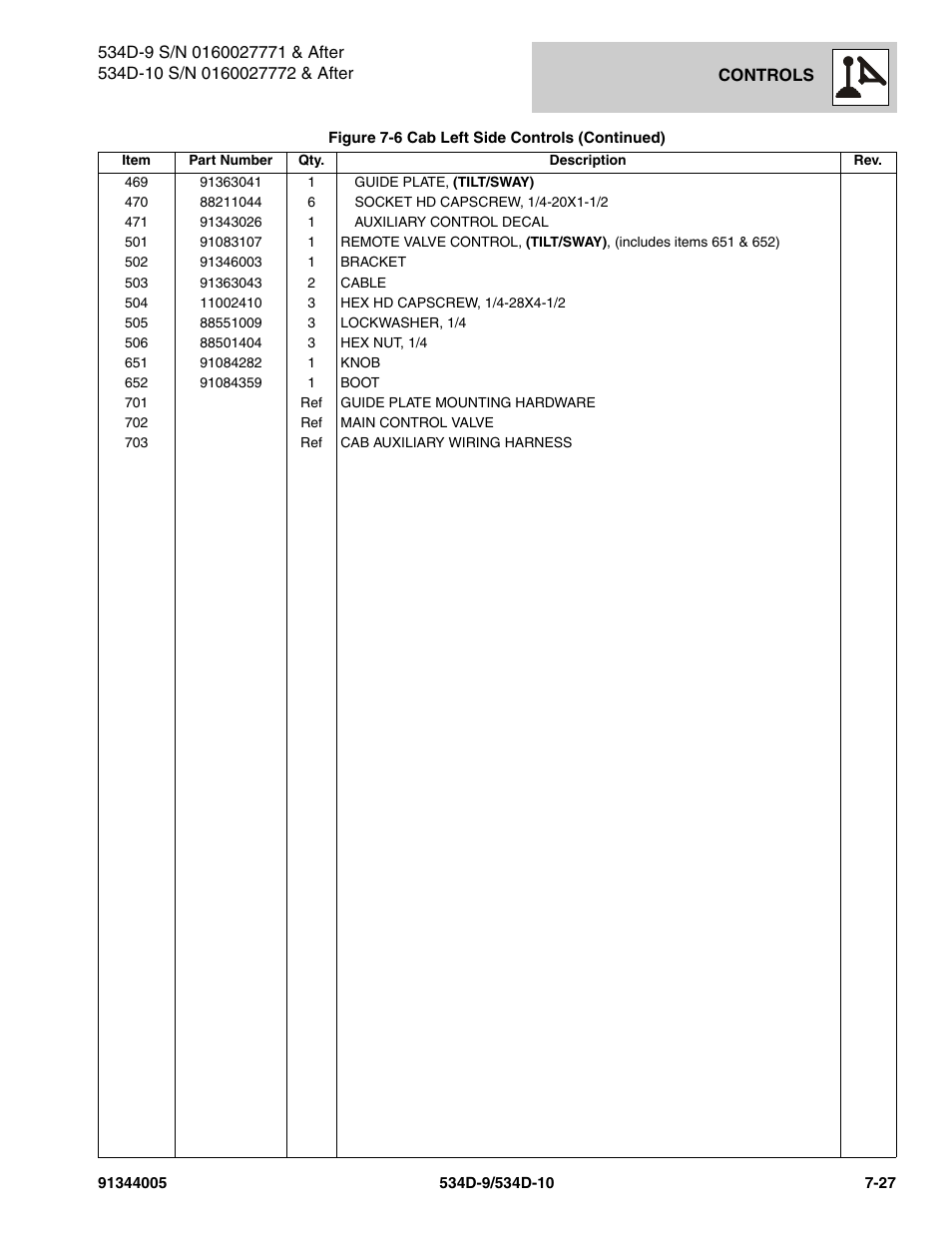 JLG 534D-10 Parts Manual User Manual | Page 407 / 842