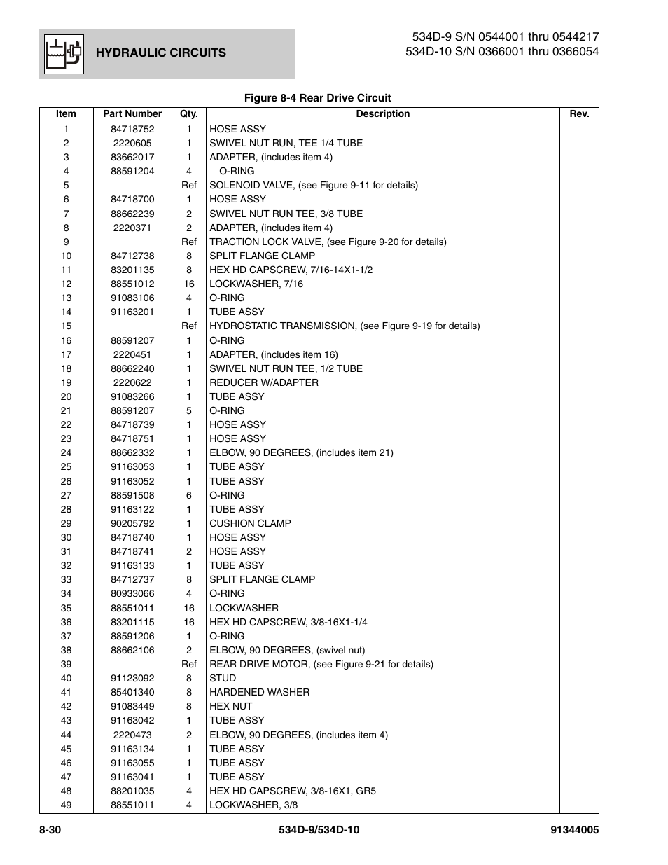 JLG 534D-10 Parts Manual User Manual | Page 440 / 842