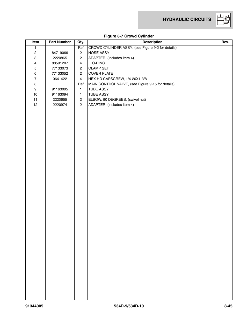 JLG 534D-10 Parts Manual User Manual | Page 455 / 842