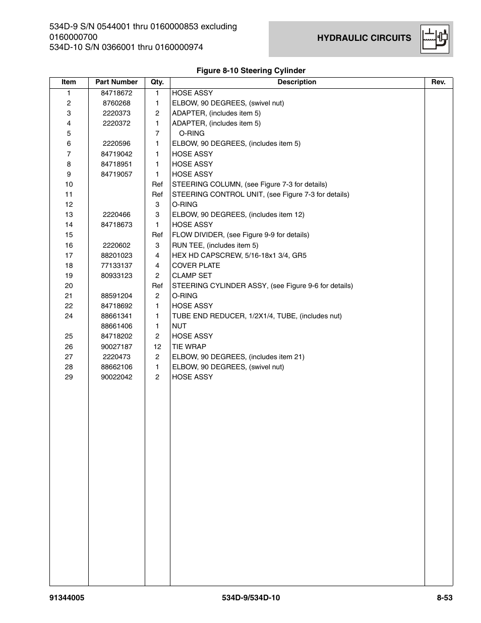 JLG 534D-10 Parts Manual User Manual | Page 463 / 842