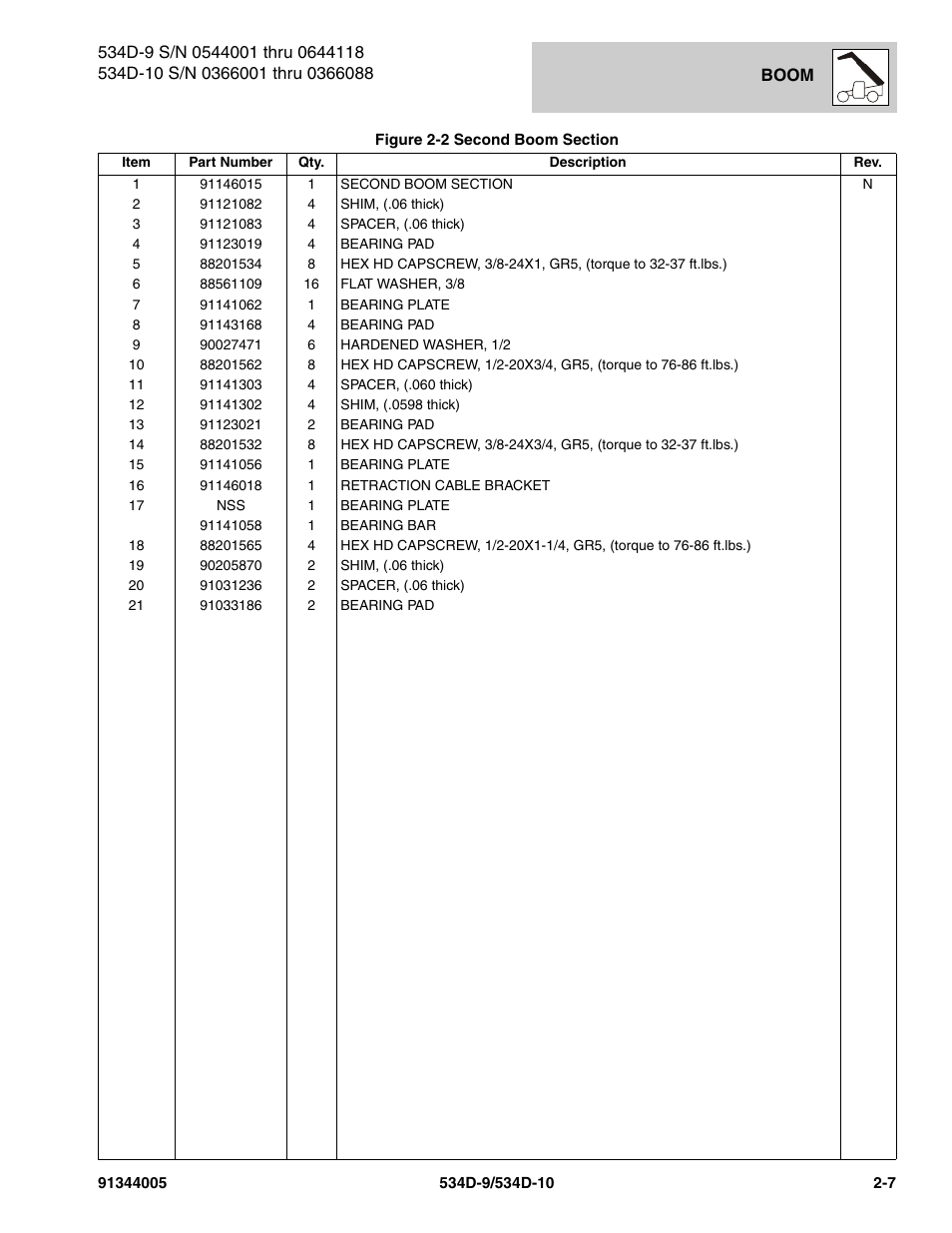 JLG 534D-10 Parts Manual User Manual | Page 47 / 842