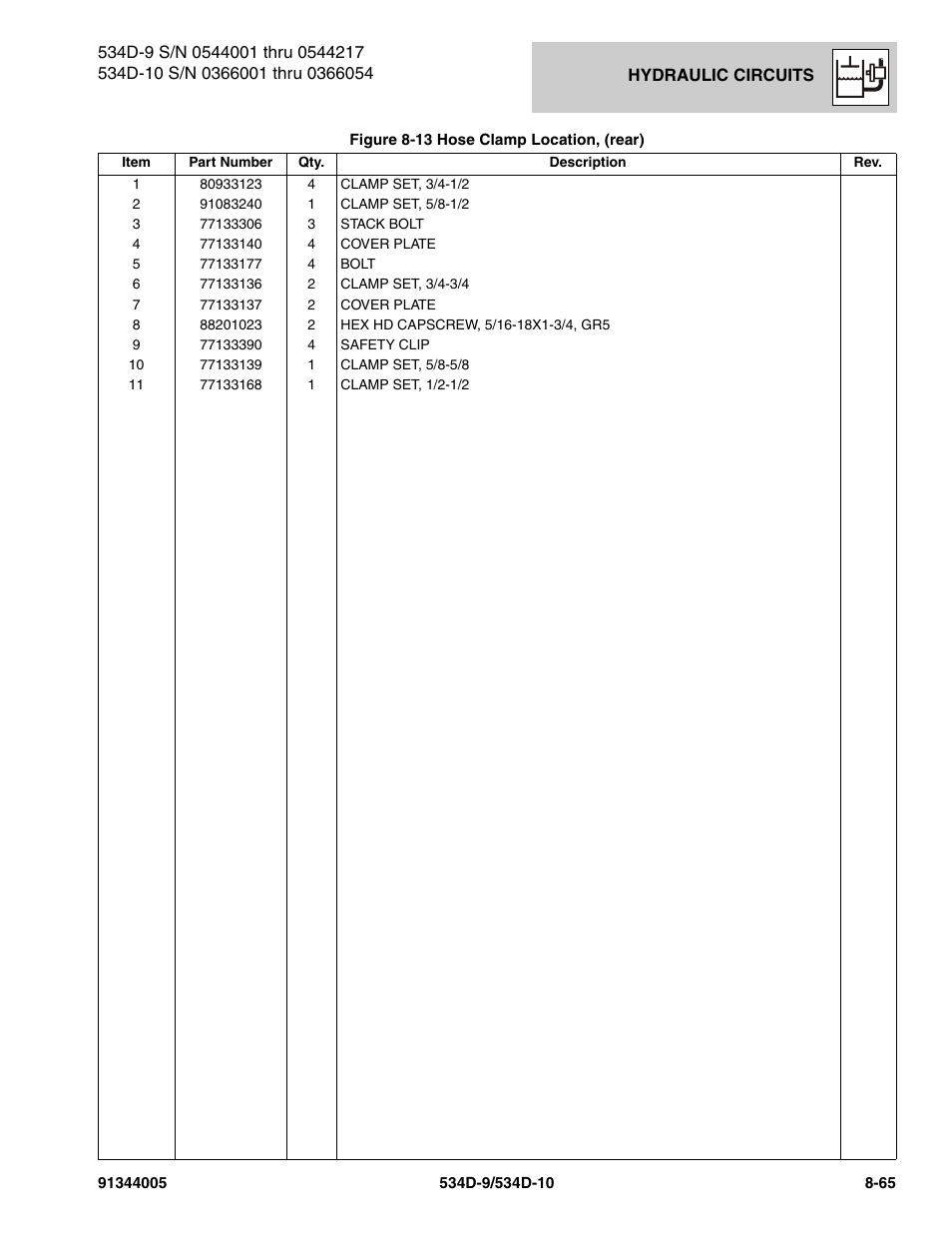 JLG 534D-10 Parts Manual User Manual | Page 475 / 842