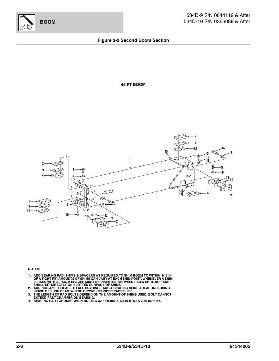 Boom | JLG 534D-10 Parts Manual User Manual | Page 48 / 842