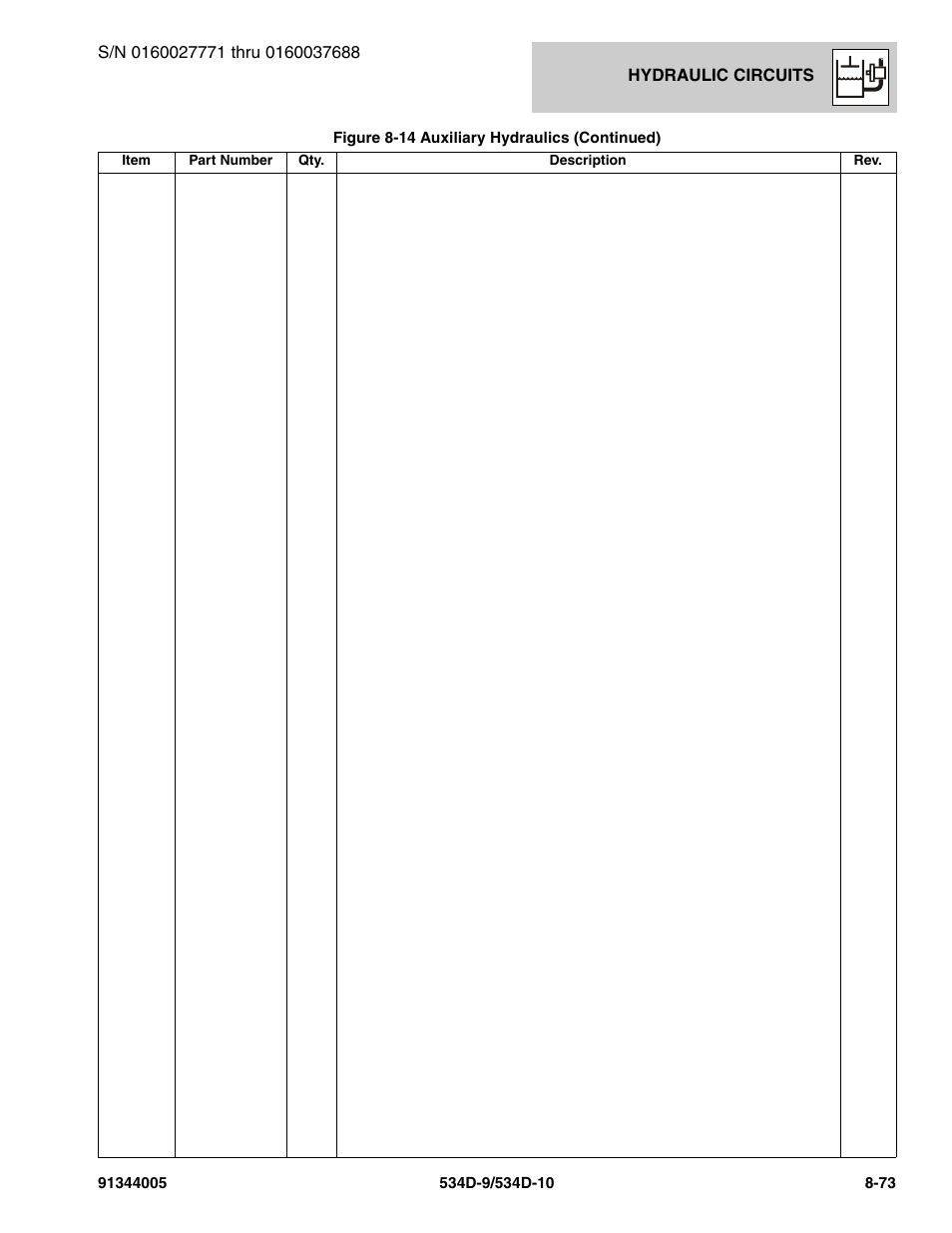 JLG 534D-10 Parts Manual User Manual | Page 483 / 842