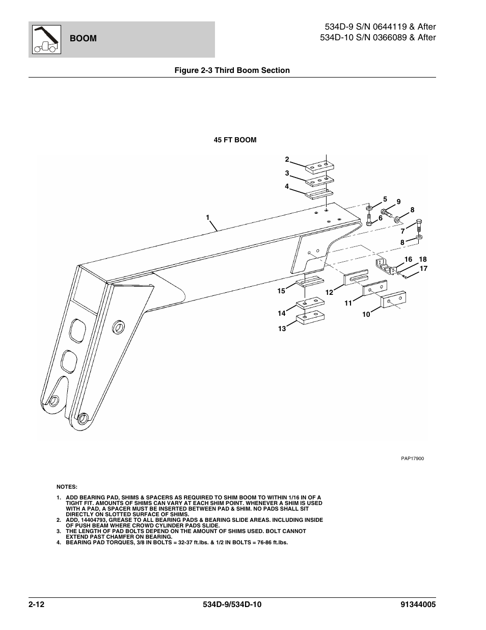 Boom | JLG 534D-10 Parts Manual User Manual | Page 52 / 842