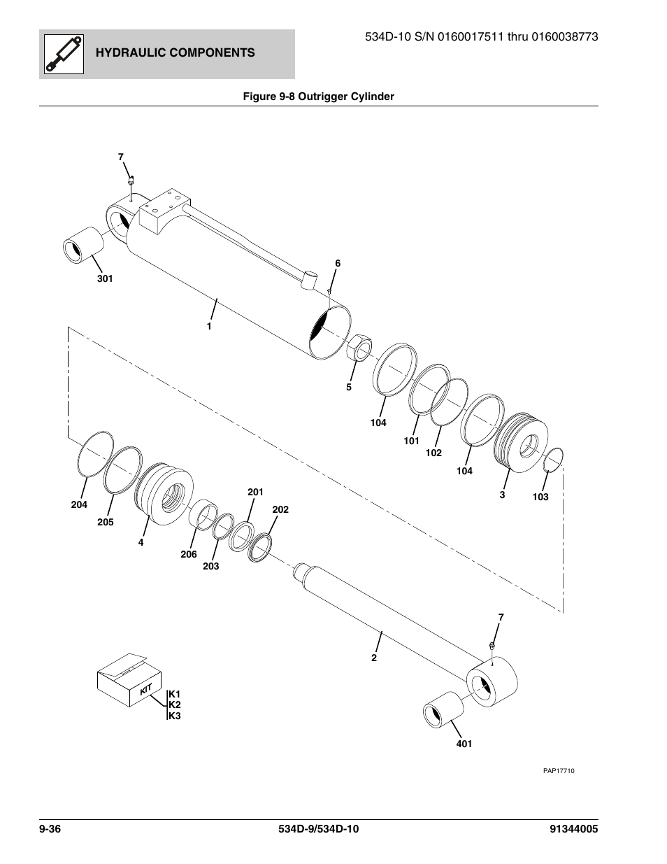 JLG 534D-10 Parts Manual User Manual | Page 524 / 842