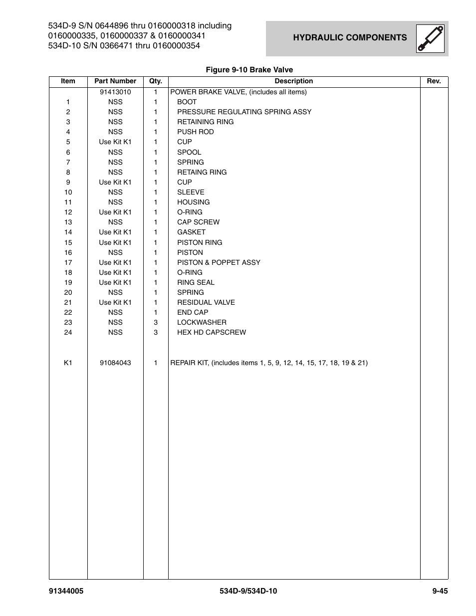 JLG 534D-10 Parts Manual User Manual | Page 533 / 842