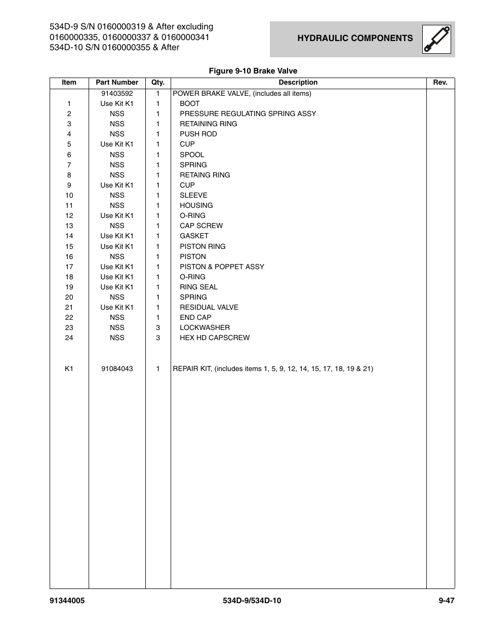 JLG 534D-10 Parts Manual User Manual | Page 535 / 842