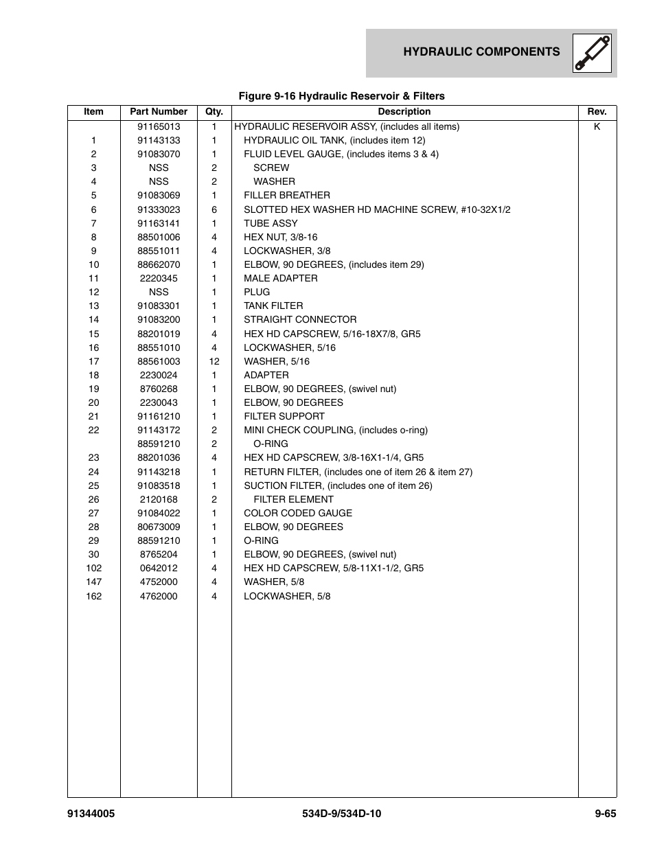 JLG 534D-10 Parts Manual User Manual | Page 553 / 842