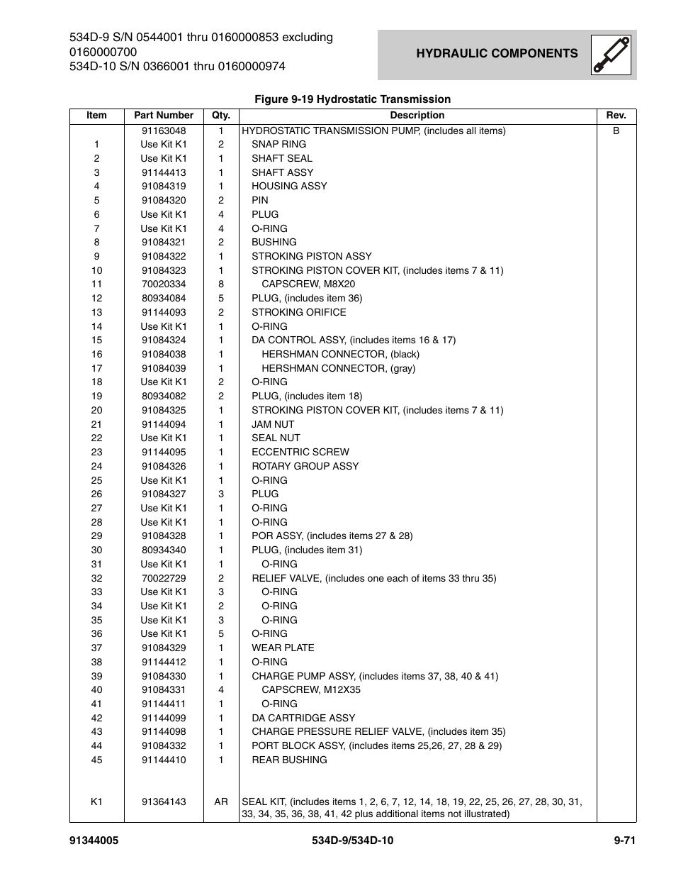 JLG 534D-10 Parts Manual User Manual | Page 559 / 842