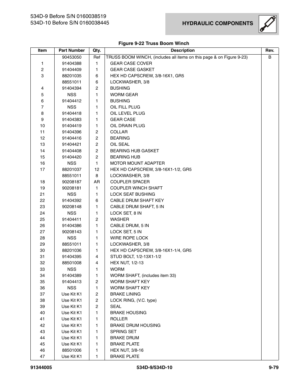 JLG 534D-10 Parts Manual User Manual | Page 567 / 842