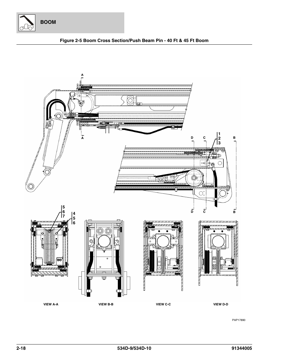 Boom | JLG 534D-10 Parts Manual User Manual | Page 58 / 842