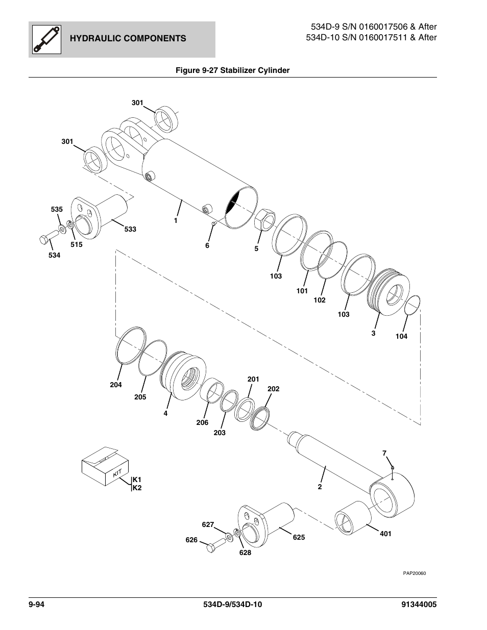 JLG 534D-10 Parts Manual User Manual | Page 582 / 842