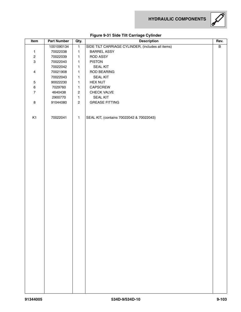 JLG 534D-10 Parts Manual User Manual | Page 591 / 842