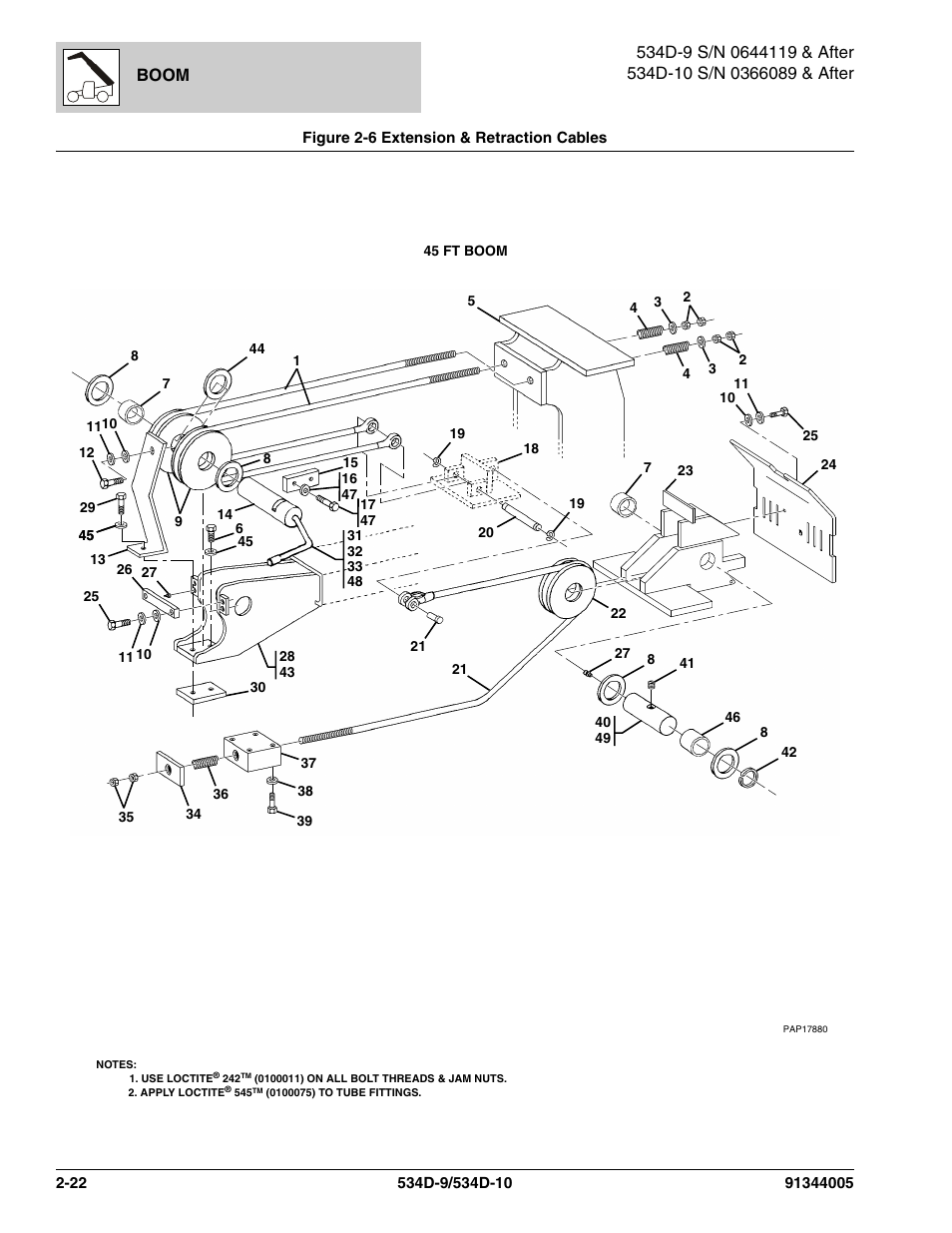 Boom | JLG 534D-10 Parts Manual User Manual | Page 62 / 842