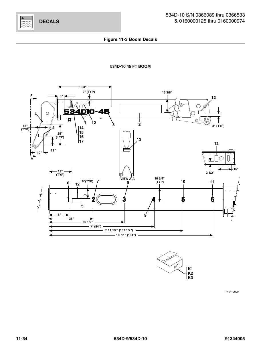 Decals | JLG 534D-10 Parts Manual User Manual | Page 654 / 842