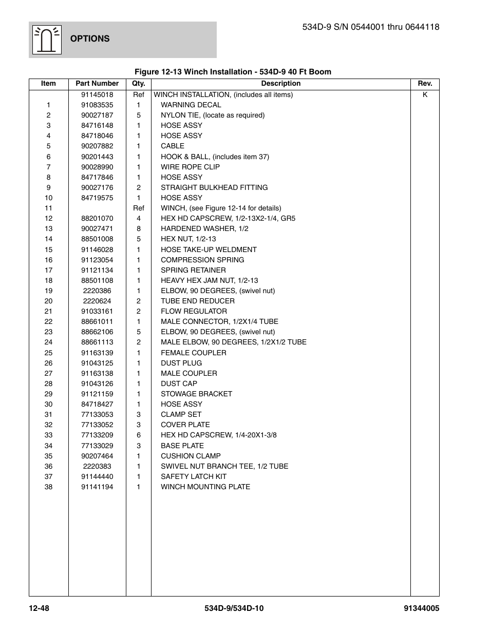 JLG 534D-10 Parts Manual User Manual | Page 708 / 842